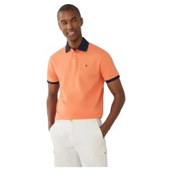 мъжки,блузи,с,яка,hackett,swim,trim,palm,short,sleeve,polo,mandarin,orange,(orange)