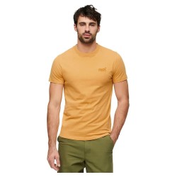 тениска,мъжки,тениски,superdry,vintage,logo,embroidered,short,sleeve,t,shirt,ochre,yellow,marl,(yellow)