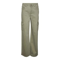 Дънки Vero moda Tessa Wide Cargo high waist jeans - Green (Ivy Green) дънки,дамски,панталони,vero,moda,tessa,wide,cargo,high,waist,jeans,green,(ivy,green)