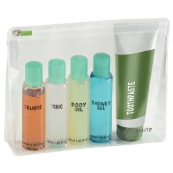 несесер,тоалетни,принадлежности,leitz,traveller,zipper,m,wash,bag,2,units,transparent,(clear)