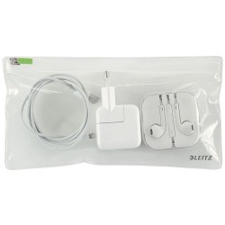 несесер,тоалетни,принадлежности,leitz,traveller,zipper,s,wash,bag,2,units,transparent,(clear)