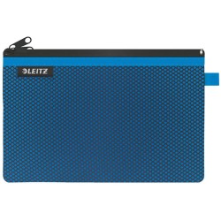 несесер,тоалетни,принадлежности,leitz,wow,nylon,two,pockets,travel,23x15,cm,wash,bag,blue