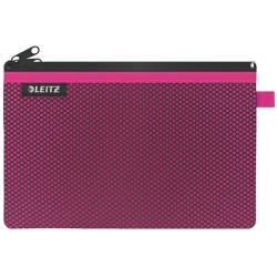 несесер,тоалетни,принадлежности,leitz,wow,nylon,two,pockets,travel,23x15,cm,wash,bag,fuchsia,(pink)