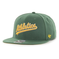 шапка,всички,шапки,47,mlb,oakland,athletics,no,shot,script,under,captain,cap,green