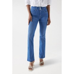 дънки,дамски,панталони,salsa,jeans,secret,boot,cut,fit,jeans,blue