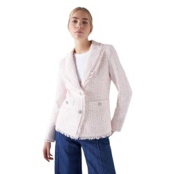 сако,дамски,сака,salsa,jeans,tweed,blazer,beige