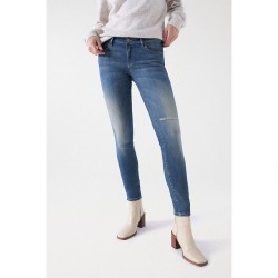 дънки,дамски,панталони,salsa,jeans,wonder,over,dye,skinny,fit,jeans,blue