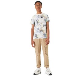 тениска,детски,тениски,garcia,n43602,short,sleeve,t,shirt,beige,white,(off,white)