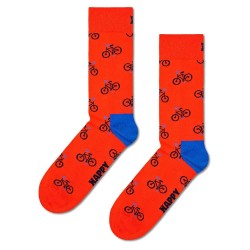 чорапи,мъжки,чорапи,happy,socks,bike,half,long,socks,red,(orange)
