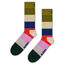 чорапи,мъжки,чорапи,happy,socks,chunky,stripe,half,long,socks,multicolor,(pink)