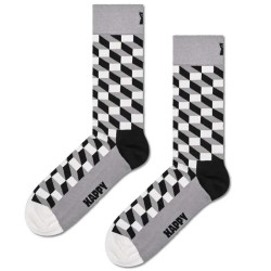 чорапи,мъжки,чорапи,happy,socks,filled,optic,half,long,socks,grey,(multicolor)
