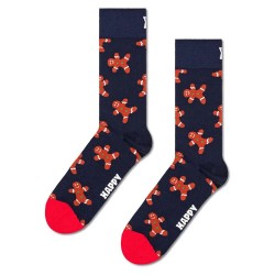 чорапи,мъжки,чорапи,happy,socks,gingerbread,man,half,long,socks,blue,(navy)