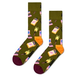 чорапи,мъжки,чорапи,happy,socks,matches,half,long,socks,multicolor,(dark,green)