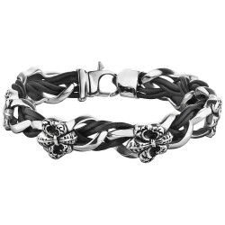 бижутерия,police,s14agw02b,bracelet,silver
