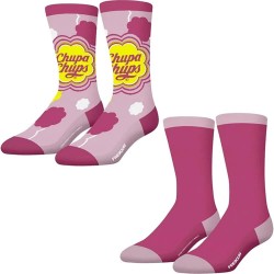 чорапи,дамски,чорапи,freegun,cotton,collection,chupachups,socks,6,pairs,pink,(multicolor)