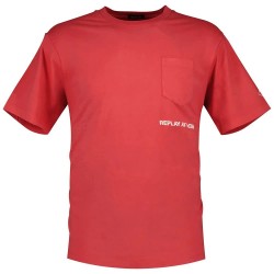 тениска,мъжки,тениски,replay,m6815,.000.22662g,short,sleeve,t,shirt,pale,red,(red)