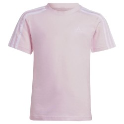 тениска,детски,тениски,adidas,cotton,3,stripes,short,sleeve,t,shirt,pink,(clear,pink,white)