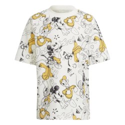 тениска,детски,тениски,adidas,disney,mickey,mouse,short,sleeve,t,shirt,off,white,preloved,yellow,black,(multicolor)