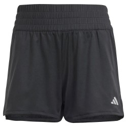 къси,панталони,детски,панталони,adidas,pacer,knit,shorts,black,white,reflective,silver,(black)