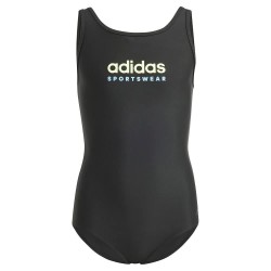 бански,костюм,детски,бански,костюми,adidas,sportswear,u,back,swimsuit,black,(black,green,spark)