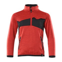 блуза,детски,блузи,mascot,accelerate,18903,half,zip,sweatshirt,traffic,red,black,(red)
