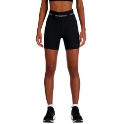 Къси панталони New balance Sleek High Rise Sport 5´´ shorts - Black (Black) къси,панталони,дамски,панталони,new,balance,sleek,high,rise,sport,5´´,shorts,black,(black)