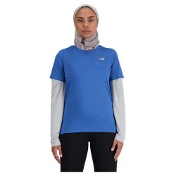 тениска,дамски,тениски,new,balance,sport,essentials,short,sleeve,t,shirt,blue,agate,(blue)