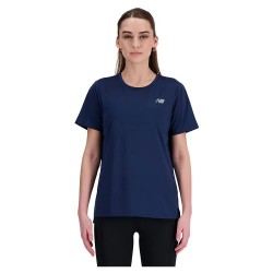тениска,дамски,тениски,new,balance,sport,essentials,short,sleeve,t,shirt,nb,navy,(blue)
