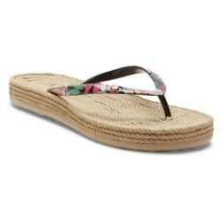 джапанки,дамски,сандали,и,чехли,roxy,south,beach,iii,flip,flops,black,(black,pink,soft,lime)