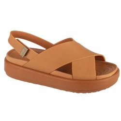 сандали,дамски,сандали,и,чехли,crocs,brooklyn,luxe,cross,strap,sandals,brown,(tan,tan)