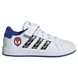 маратонки,детски,маратонки,adidas,grand,court,spider,man,el,trainers,white