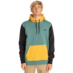 суичър,мъжки,пуловери,billabong,arch,block,po,hoodie,yellow