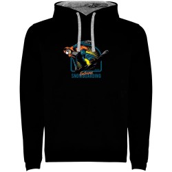 суичър,мъжки,пуловери,kruskis,extreme,snowboarding,bicolor,hoodie,black,grey,(black)