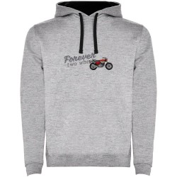 суичър,мъжки,пуловери,kruskis,forever,bicolor,hoodie,heather,grey,black,(grey)