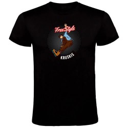 тениска,мъжки,тениски,kruskis,freestyle,rollers,short,sleeve,t,shirt,black