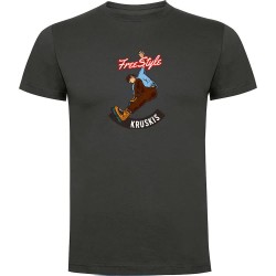тениска,мъжки,тениски,kruskis,freestyle,rollers,short,sleeve,t,shirt,dark,grey,(grey)