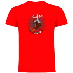 тениска,мъжки,тениски,kruskis,freestyle,rollers,short,sleeve,t,shirt,red