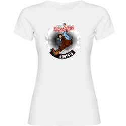 тениска,дамски,тениски,kruskis,freestyle,rollers,short,sleeve,t,shirt,white