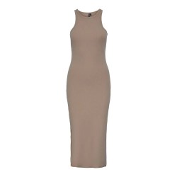 рокля,дамски,поли,и,рокли,pieces,ruka,boxer,sleeveless,long,dress,beige,(silver,mink)