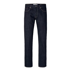 дънки,мъжки,панталони,selected,196,straight,scot,3402,jeans,blue