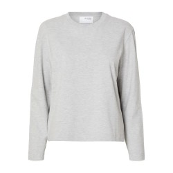 тениска,дамски,тениски,selected,essential,boxy,long,sleeve,t,shirt,grey,(light,grey,melange)