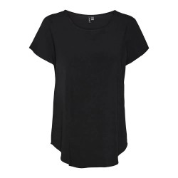 тениска,дамски,тениски,vero,moda,bella,short,sleeve,t,shirt,black,(black)