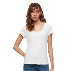 тениска,дамски,тениски,superdry,scoop,neck,t,shirt,white,(optic)