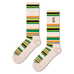 чорапи,мъжки,чорапи,happy,socks,always,grow,crew,socks,multicolor,(beige)