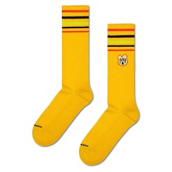 чорапи,мъжки,чорапи,happy,socks,bear,with,me,crew,socks,dark,yellow,(yellow)