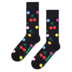 чорапи,мъжки,чорапи,happy,socks,cherry,half,long,socks,multicolor,(black)