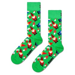чорапи,мъжки,чорапи,happy,socks,christmas,gnome,half,long,socks,multicolor,(green)
