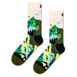 чорапи,мъжки,чорапи,happy,socks,climbing,half,long,socks,dark,green,(multicolor)