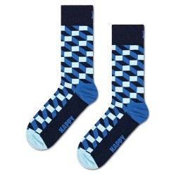чорапи,мъжки,чорапи,happy,socks,filled,optic,half,long,socks,multicolor,(navy)