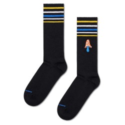 чорапи,мъжки,чорапи,happy,socks,fungi´s,gonna,funky,crew,socks,black,(multicolor)